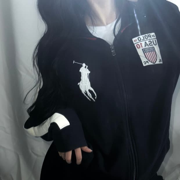 🐰폴로 빅포니 usa 코튼 대대장 집업 저렴🤍