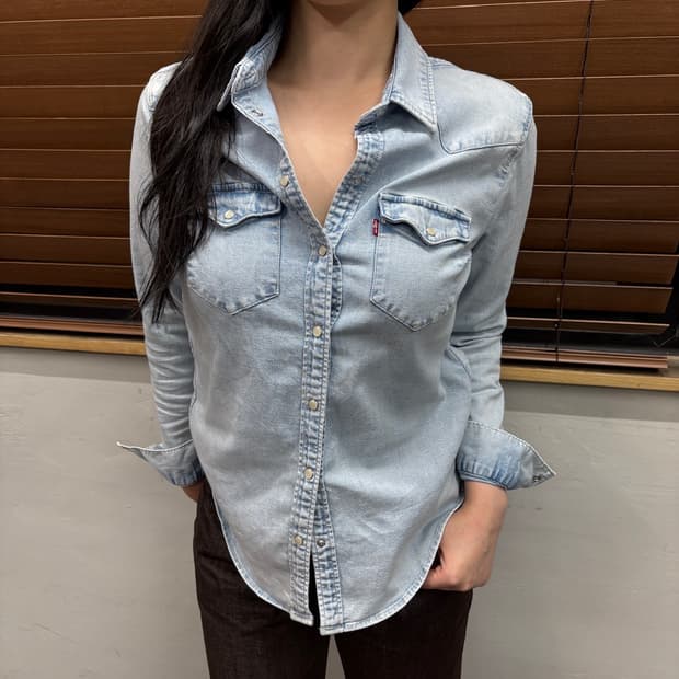 Levis 리바이스 웨스턴 데님 셔츠
