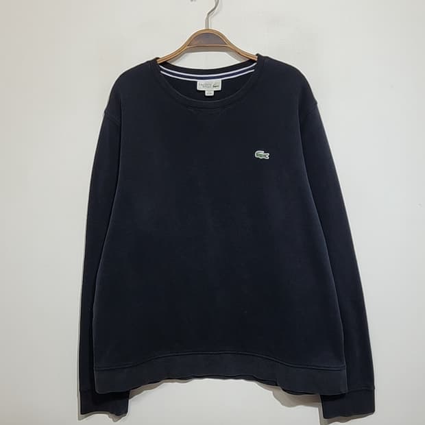(XXL) 라코스테 맨투맨 진곤색 빅사이즈 스웨트 티셔츠 
