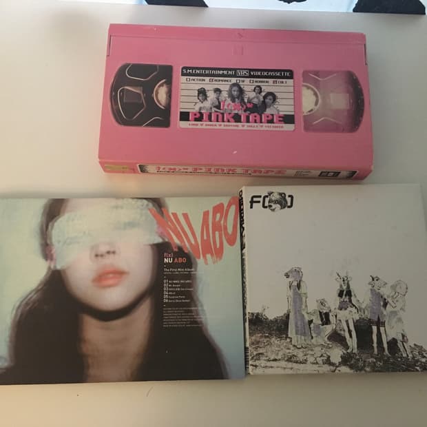 에프엑스 Pinktape, 누에삐오, 일렉트릭쇼크 앨범