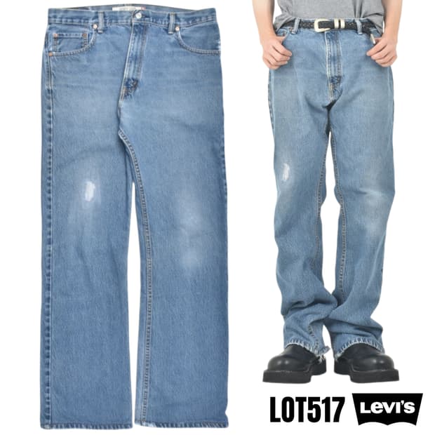 00S 빈티지 리바이스 517 청바지 부츠컷 데님팬츠 36 N0020