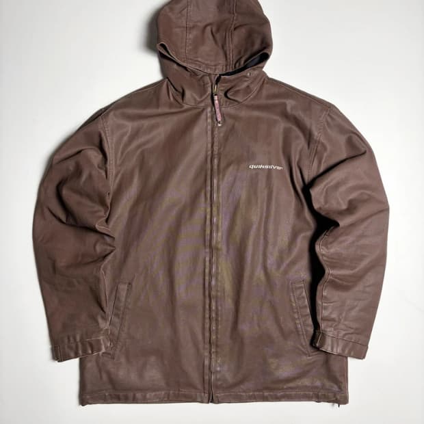 퀵실버 Quiksilver 백 빅로고 후드 집업 자켓 R1317