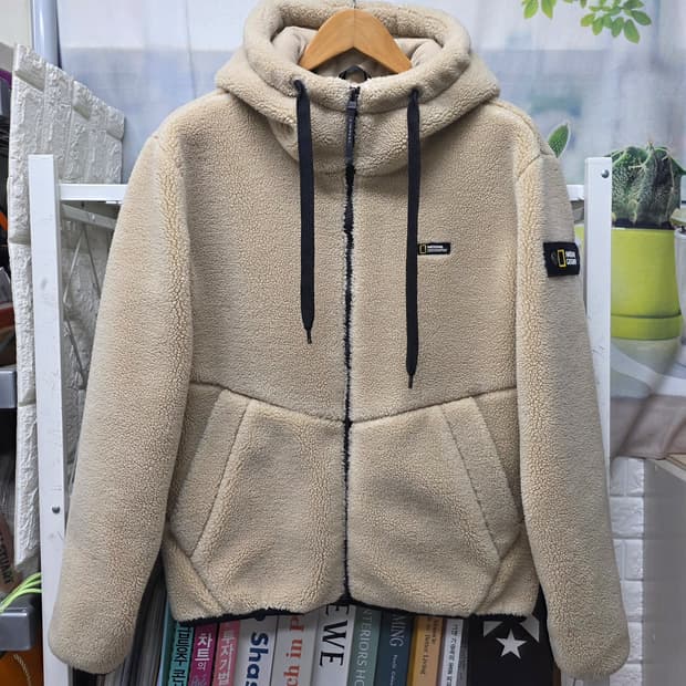 내셔널지오그래픽 후리스 M  플리스 코스토니 숏 뽀글이 풀집업 XD68