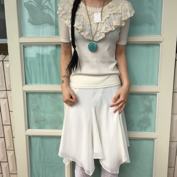 Crochet point t shirt