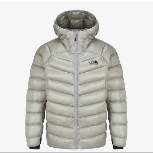 새상품 M) 노스페이스 써밋 마테호른 RDS 다운 자켓 라이트 그레이 M