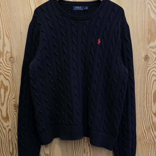 폴로 랄프로렌 케이블 니트
