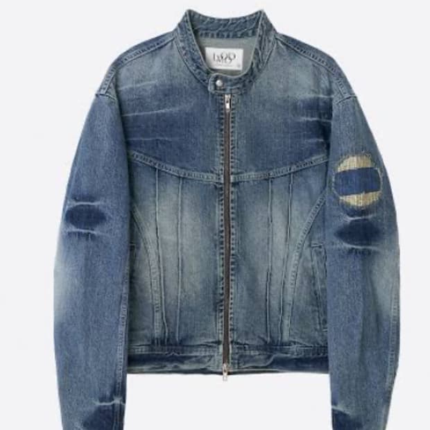 엘무드 바이커 데님 자켓 44