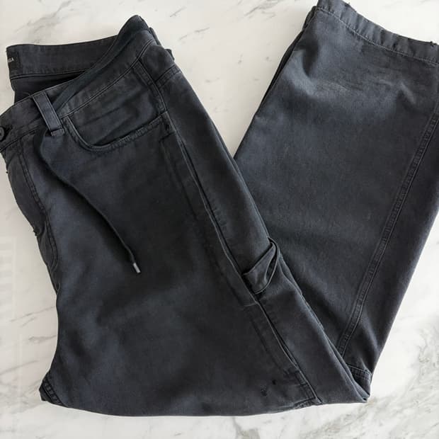 발렌시아가 스케이터 크롭 카펜터 워크팬츠 S