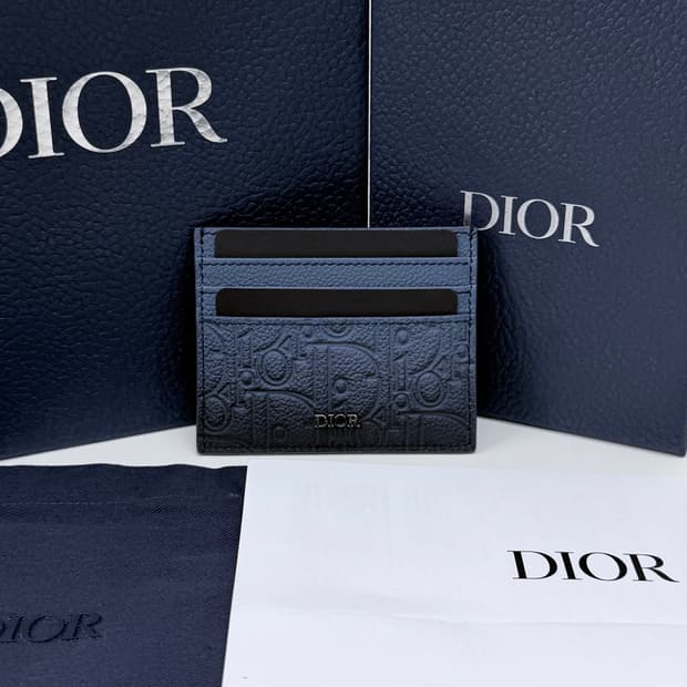 [미사용/선물가능] 26SS 디올 그라데이션 그래비티 레더 카드지갑