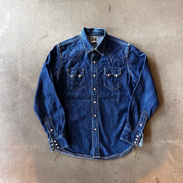 리얼맥코이 웨스턴 데님 셔츠