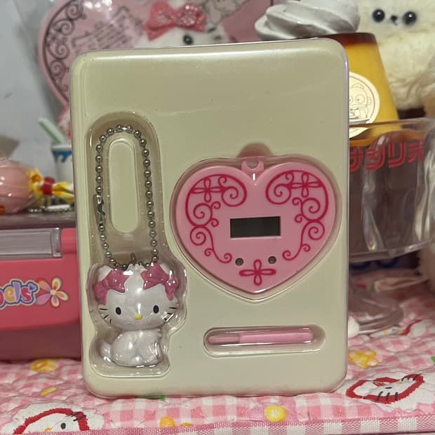 허니큐트 고전 레어 단종 산리오 챠미 키링 고전키티 스트랩 갸루 챠미키티