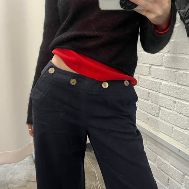 vintage button pants