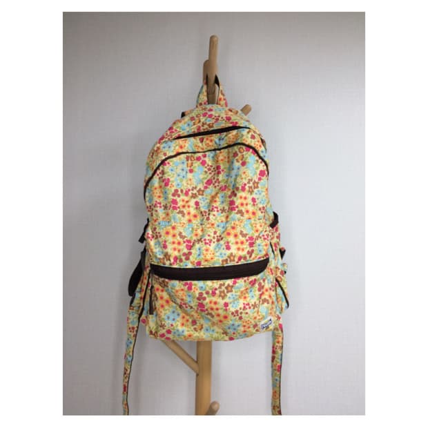 빈티지 플리워 백팩