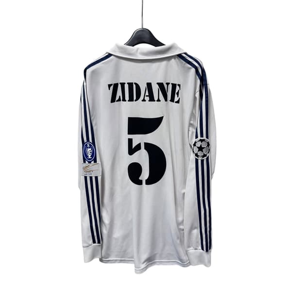 01-02 레알마드리드 백주년 홈 지단 챔스 유니폼