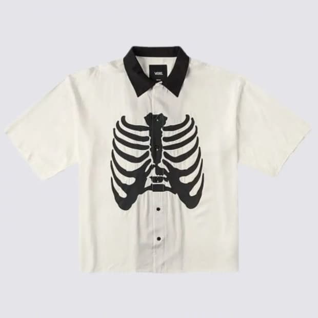 [XL] 반스 x 사보타지 스켈레톤 셔츠