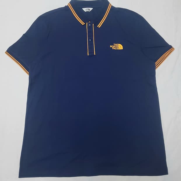 노스페이스 반팔 티셔츠 남성 카라티 (코튼폴리/여름용/XXL)