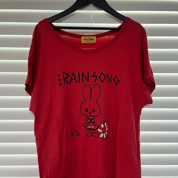 Hysteric Glamour 레드 티셔츠