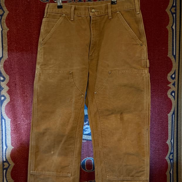 USA made 🇺🇸 칼하트 더블니 32/30