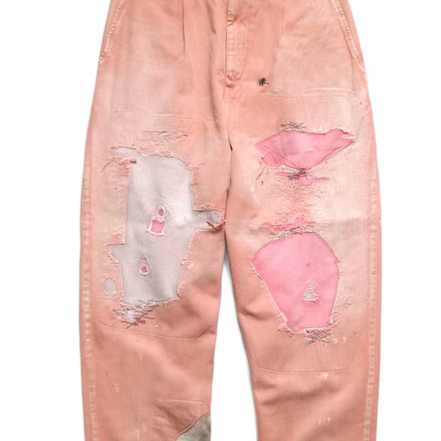 캐피탈 카츠라기 하이웨스트 팬츠 (Pink, 4)