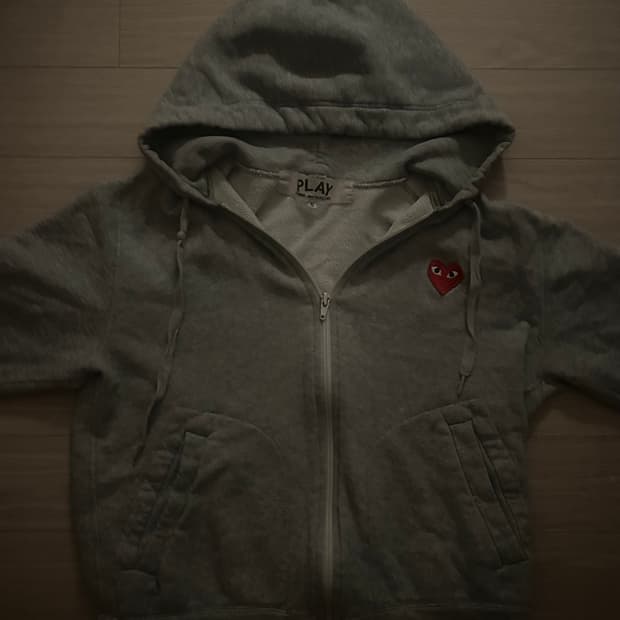 꼼데 후드집업S