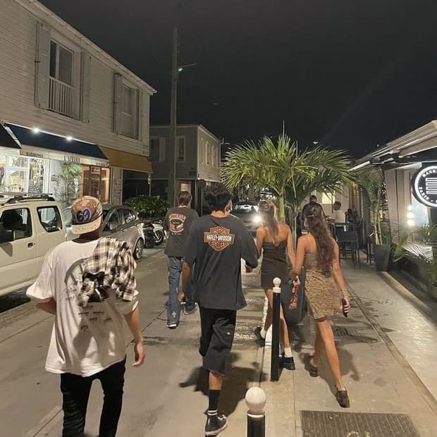 빈티지 할리데이비슨 오렌지 쉴드로고 반팔