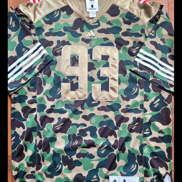 [US XL]아디다스x베이프 슈퍼볼 풋볼 져지 us XL 국내 5XL