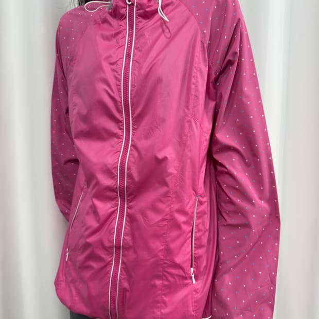mizuno dot hood jacket