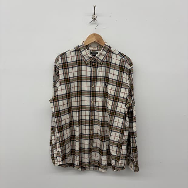 에디바우어 체크 긴팔 셔츠 남/L