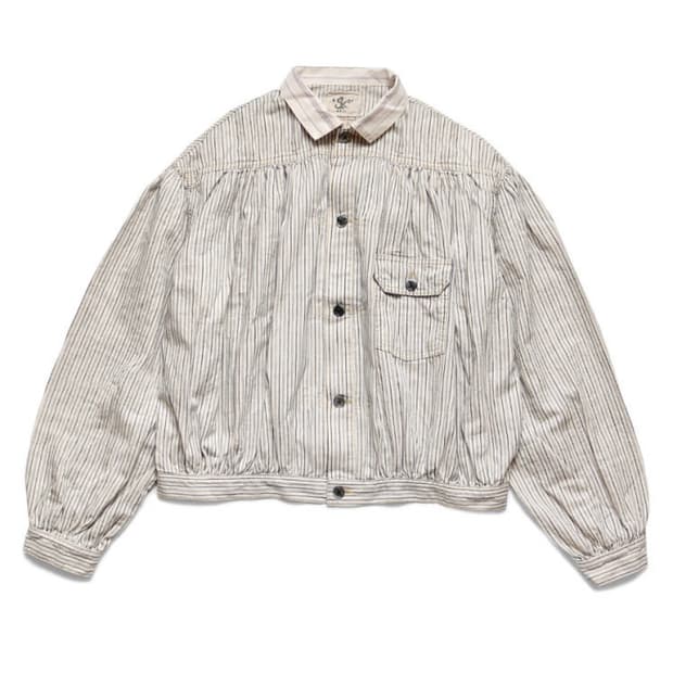 Kapital 캐피탈 트윌스트라이프 집시블라우스자켓  1사이즈