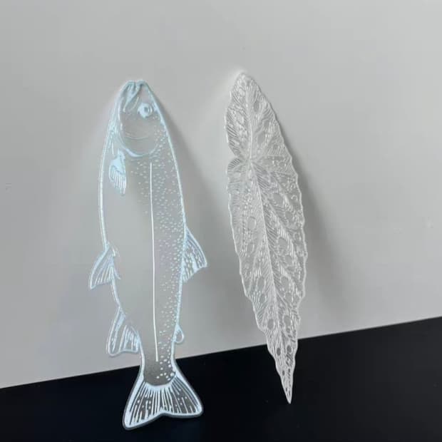 해외직구 여름 3D 프린터 책갈피 2종 세트
