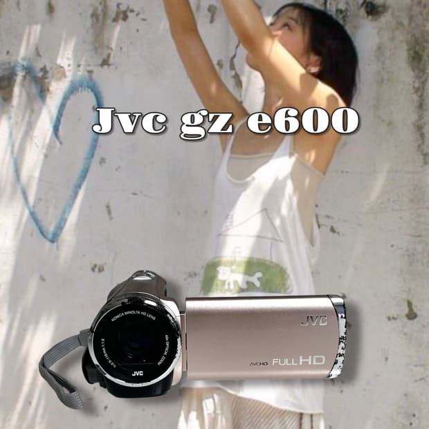 기능 다수/ 최저가/ jvc e600 빈티지 캠코더 로즈골드