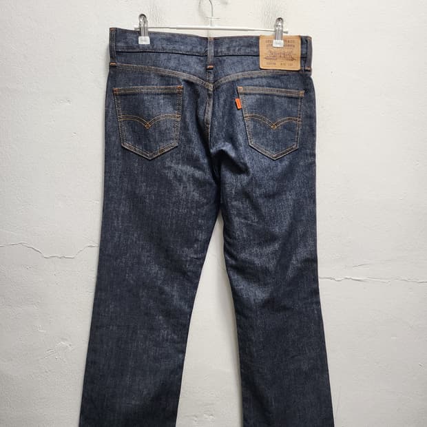 리바이스 생지 02578 오렌지탭 데님 청바지