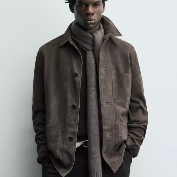 자라 스웨이드 가죽재킷 리미티드 에디션