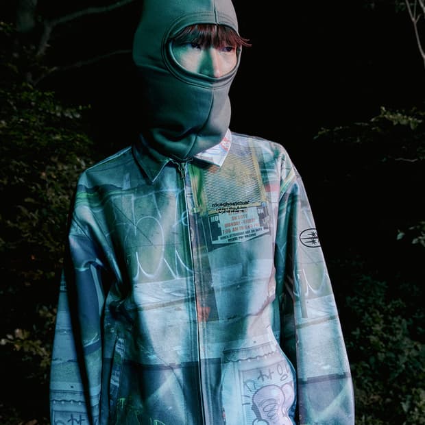 나이스고스트클럽 심볼 디지털 프린트 집 자켓 나이트 멀티 L