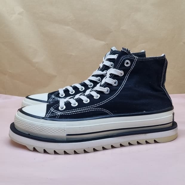 COAVESPOT 플랫폼 블랙 하이탑 270