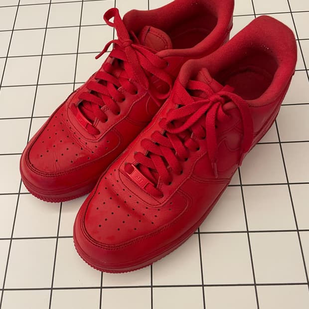 나이키 에어포스 트리플 레드 265