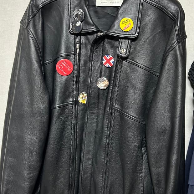 노매뉴얼 커스텀 레더 자켓