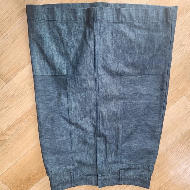 DKNY 청색 데님 롱 스커트