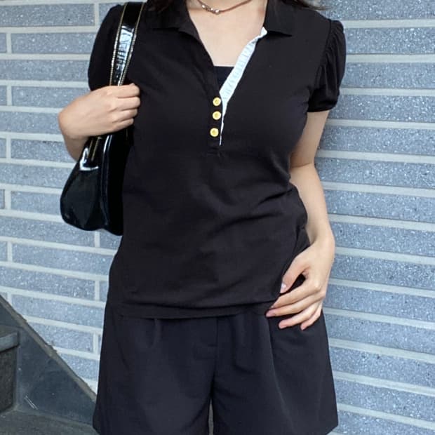 몽클레르 카라 티셔츠