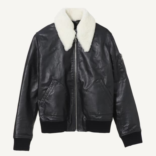 메종마르지엘라 mm6 송아지가죽 무스탕