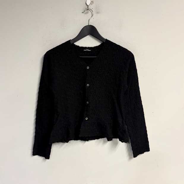 Comme des garcons tricot textured 가디건