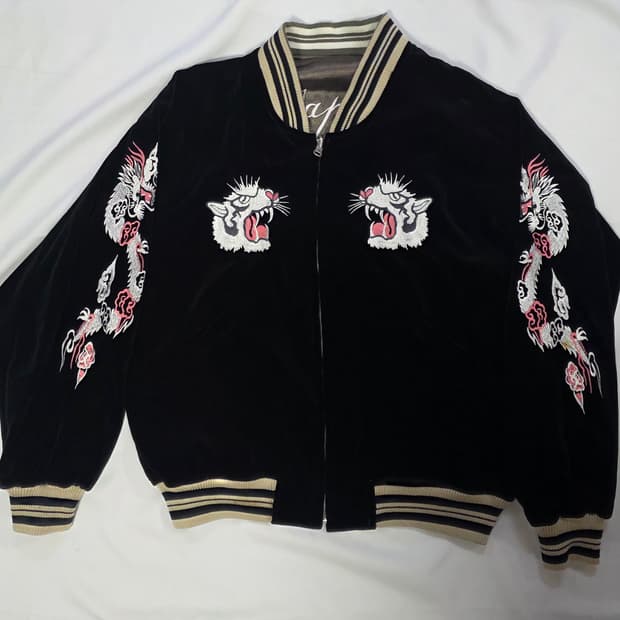 [Japan Vintage] 제팬 빈티지 리버시블 스카쟌