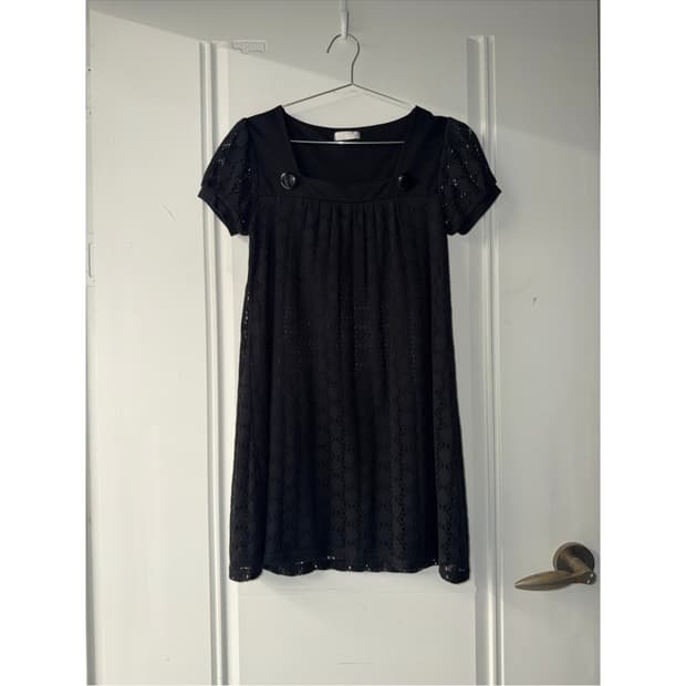 일본빈티지 레이스 레이어드 미니원피스