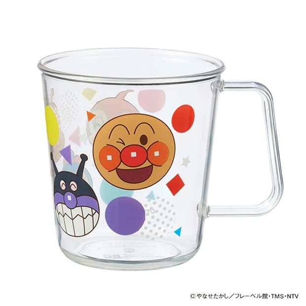 ANPANMAN 호빵맨 클리어 손잡이컵 225ml 새상품