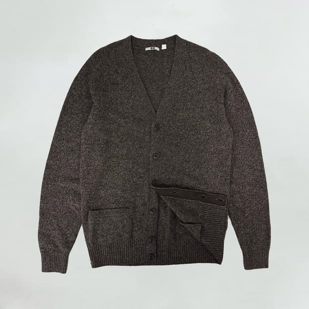 유니클로 울 가디건