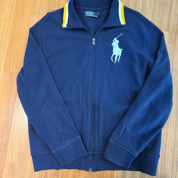 폴로 빅포니 니트 집업 (급처)