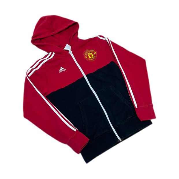 아디다스 맨체스터 유나이티드 레드 블랙 후드집업