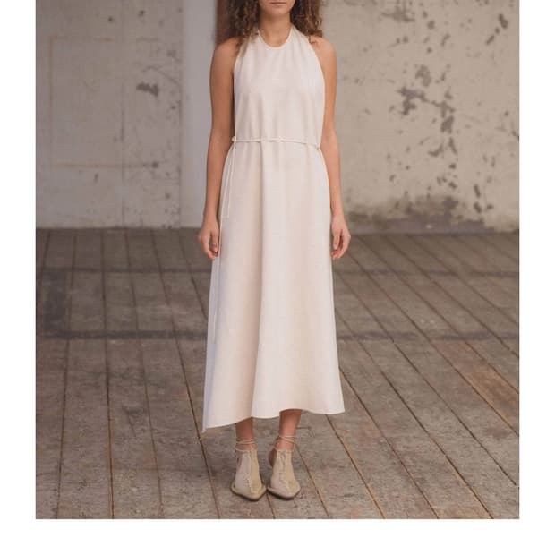 베이스레인지 에이프런 드레스 apron dress