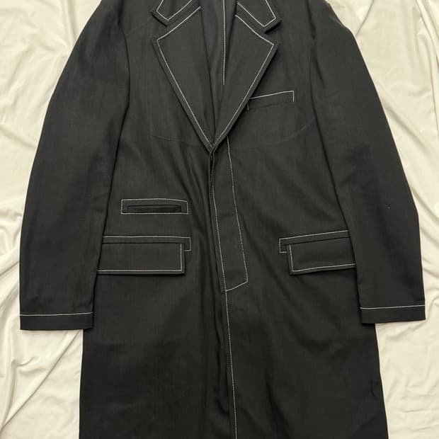 메종 마르지엘라 18fw 스티치 코트(50/실사이즈100-105)