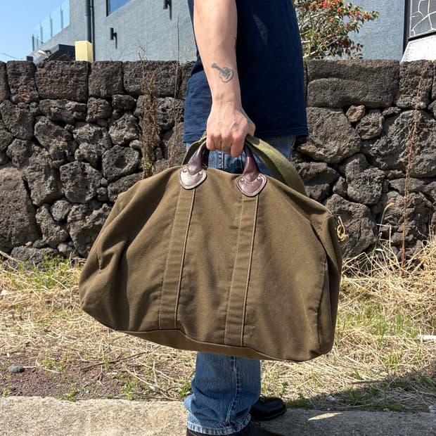 Massimo 이태리 캔버스 더플백 투웨이백 (엘엘빈st)